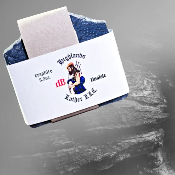 Graphite Soap 3.5oz. Natural Linoleic Bar - Image 5