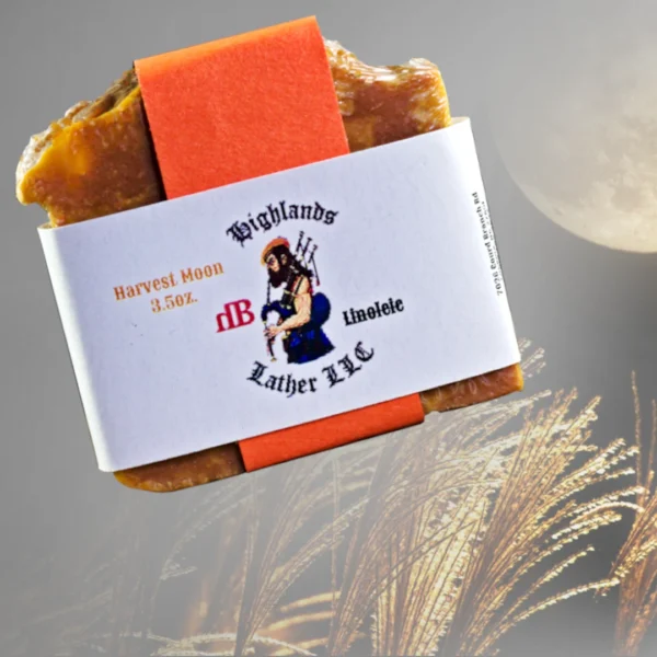 Harvest Moon Soap 3.5oz. Natural Linoleic Bar - Image 5