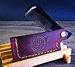 Folding Mustache Comb