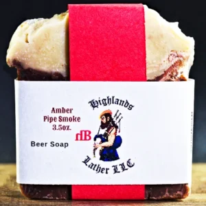Amber Pipe Smoke Beer Soap
