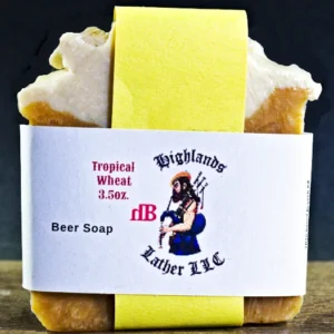 Tropical Wheat handmade Beer Soap