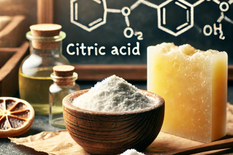 Adding citric acid to handmade soap